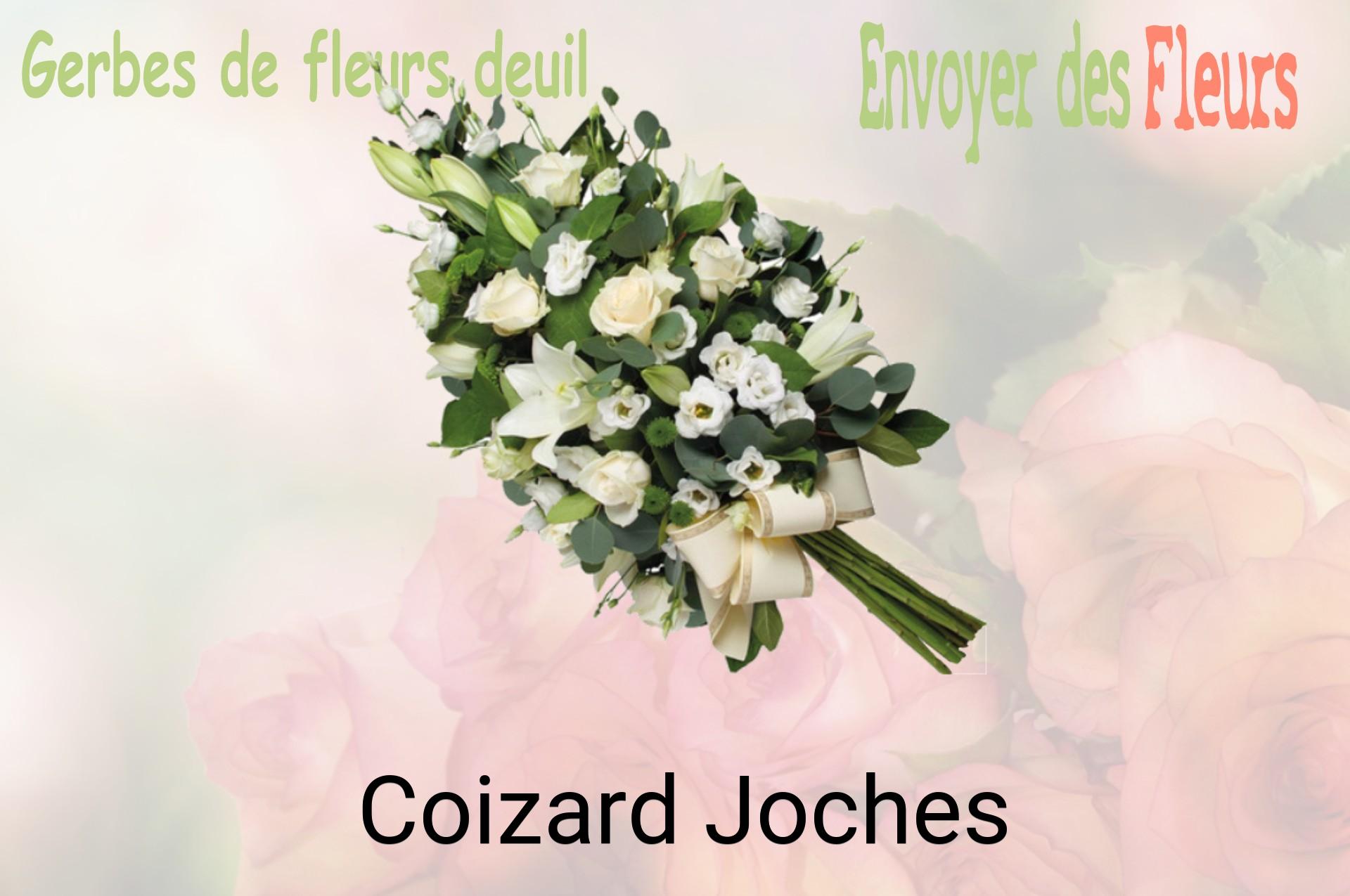Gerbe de fleurs de deuil livrée à Coizard-Joches